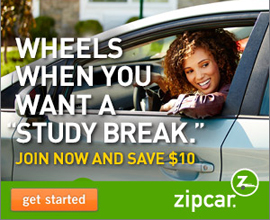 zipcar student discount